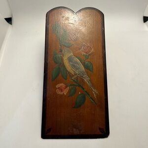 Pretty wooden hanging box - for love letters?